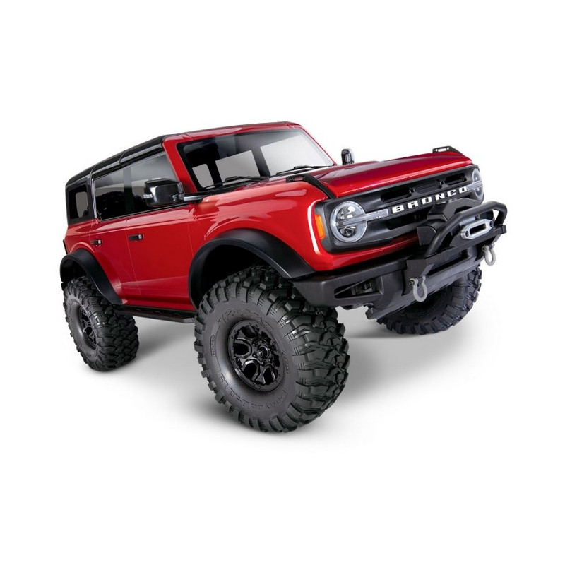 Ford Bronco 2021 TRX-4 Rouge-1/10-TRAXXAS 92076-4RED