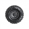 2 roues complètes noires Crawler "climber" 121/45  -  HOBBYTECH HTSU1802001