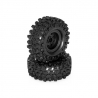 2 roues complètes noires Crawler "climber" 121/45  -  HOBBYTECH HTSU1802001
