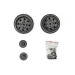 2 jantes seules 1.9 Beadblock noires pour Crawler  -  HOBBYTECH HTSU1802003
