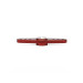 Palonnier en Alu de gaz/frein 25T rouge -  HOBBYTECH HT510030RD