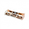 Aileron buggy plastique blanc + stickers - 1/8 - HOBBYTECH HT501600