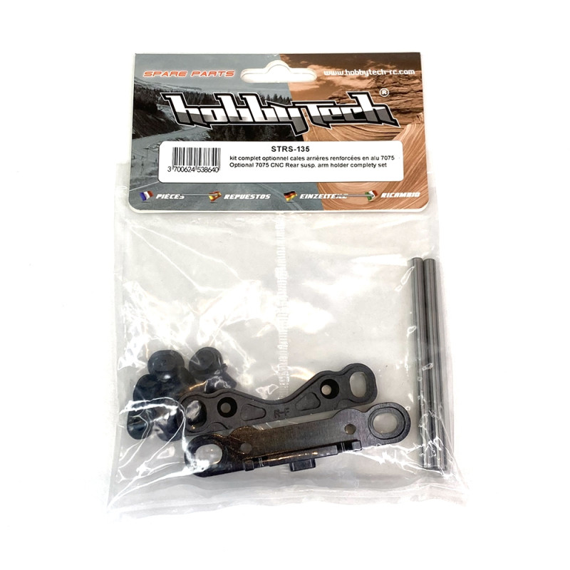 Kit complet cales arrières renforcées en Aluminium - 1/8 - HOBBYTECH STRS135