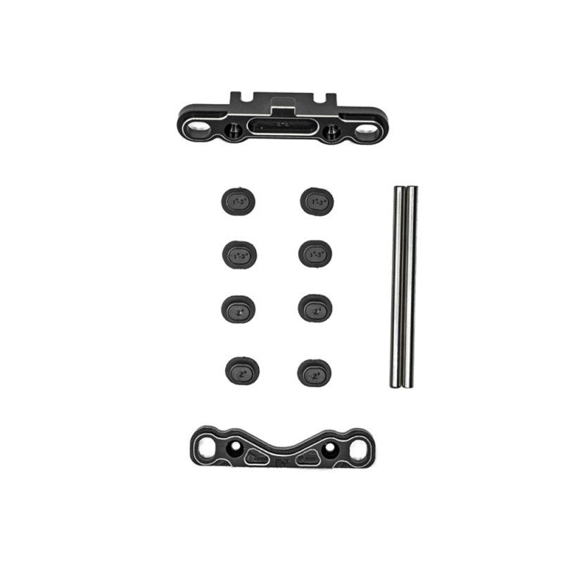 Kit complet cales arrières renforcées en Aluminium - 1/8 - HOBBYTECH STRS135