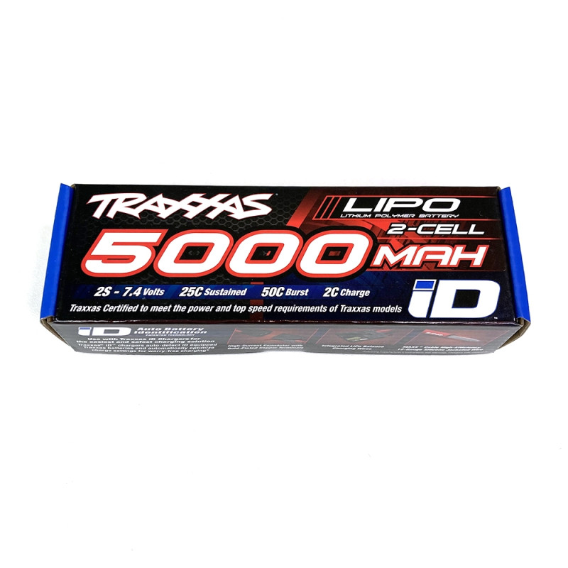 Accu lipo ID 7.4V 25C 5000mah 2S-TRAXXAS 2842X