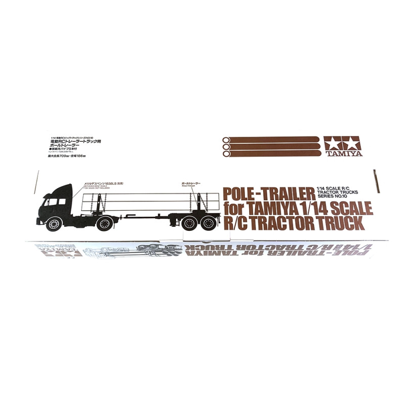 Semi-remorque Extensible + 5 Tubes - 1/14 - TAMIYA 56310