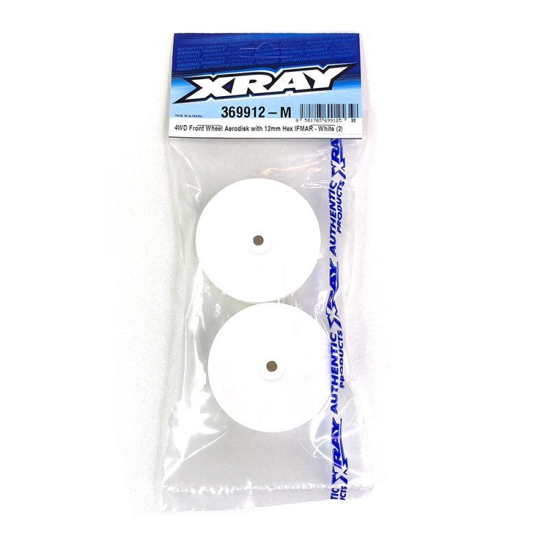 2 Jantes Avant pleines Aero XB2 / XB4 - 1/10 - XRAY 369912M