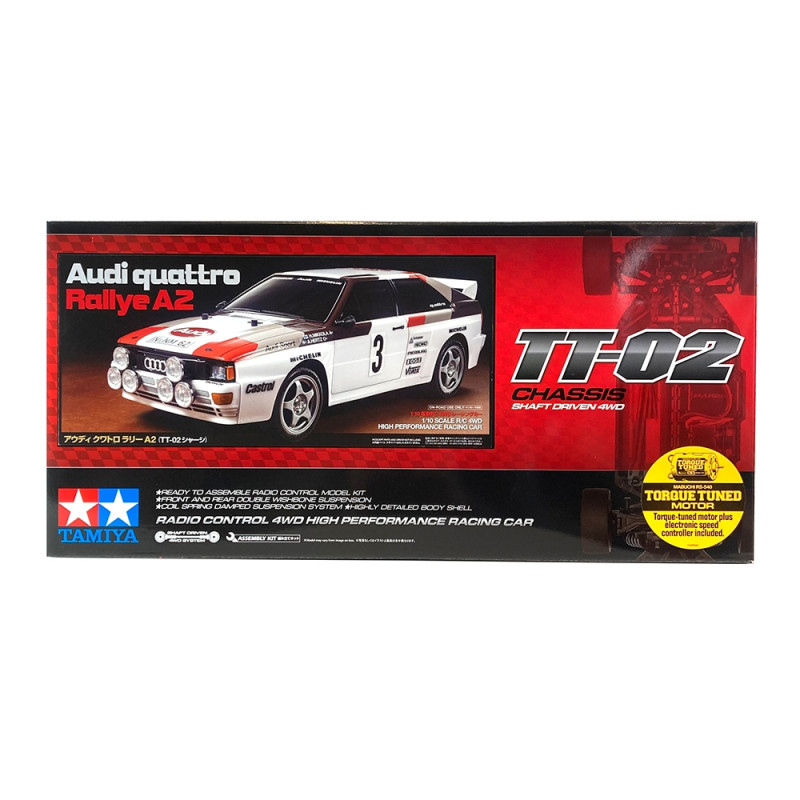 Audi Quattro A2 TT02 - TAMIYA 58667 - 1/10