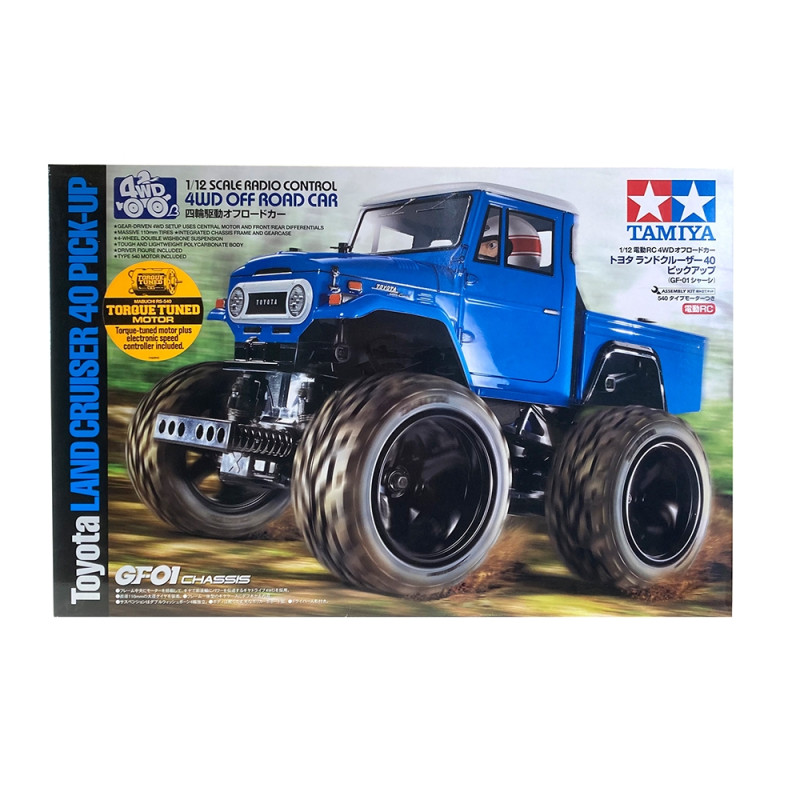 Toyota Land Cruiser BJ40 Pick Up GF01 Kit - TAMIYA 58589 - 1/12