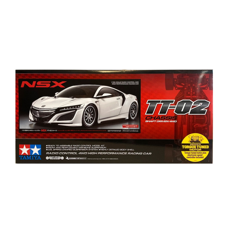 Black Tamiya - R/C 1998 Honda NSX Racing (TT02) (ESC Incl.) – Jix