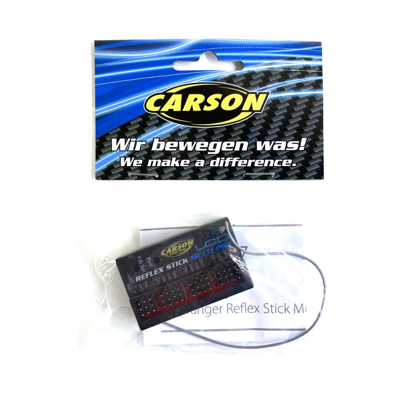 Récepteur Reflex Stick Multi PRO LCD 14 canaux - CARSON 500501544