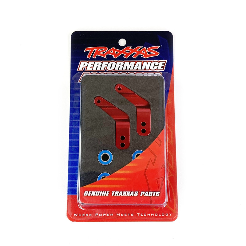 Fusées Aluminium Rouge (x2) - TRAXXAS 3652X - 1/10
