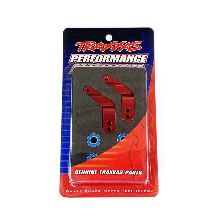 Fusées Aluminium Rouge (x2) - TRAXXAS 3652X - 1/10