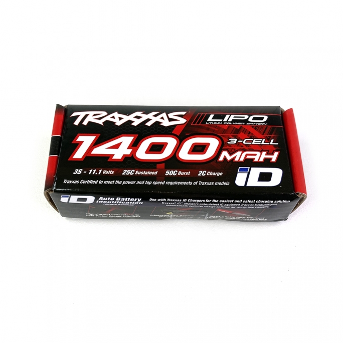 Accu Lipo ID 11.1V 1400 mAh 3S - TRAXXAS 2823X - 1/16