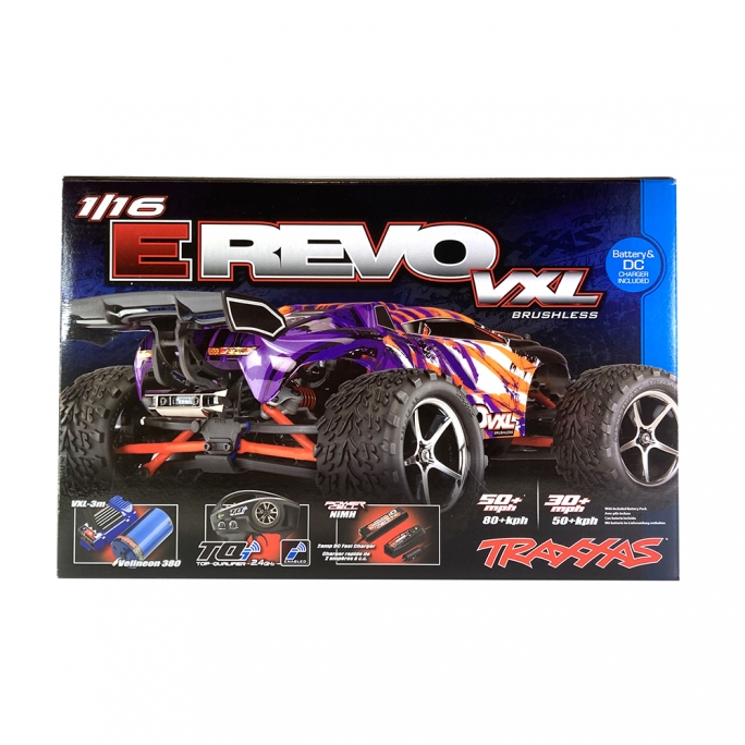 E-revo "Mini" 4WD RTR Brushless-1/16-TRAXXAS TRX71076-3