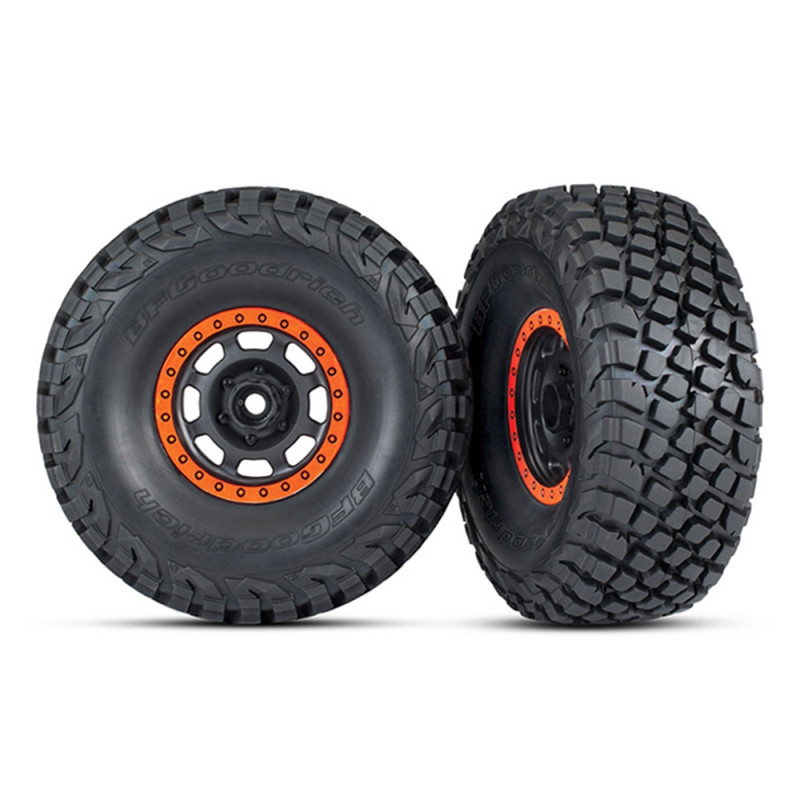 Roues UDR avec Pneus BFGoodrich (x2) - TRAXXAS 8472 - 1/7