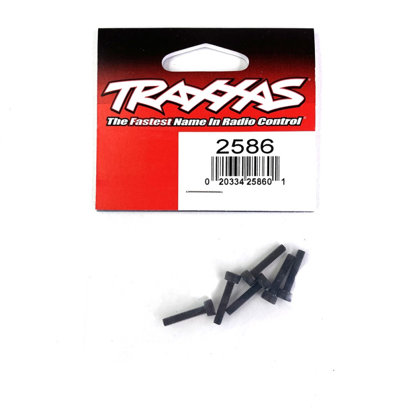 Vis BTR 3 x 15 mm Tête Ronde (x6) - TRAXXAS 2586