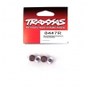 Ecrous à blocage, 5 mm, Rouges (x4) - TRAXXAS 8447R