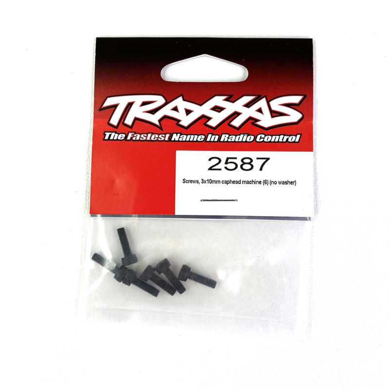 Vis BTR 3 x 12 mm Tête Ronde (x6) - TRAXXAS 2587