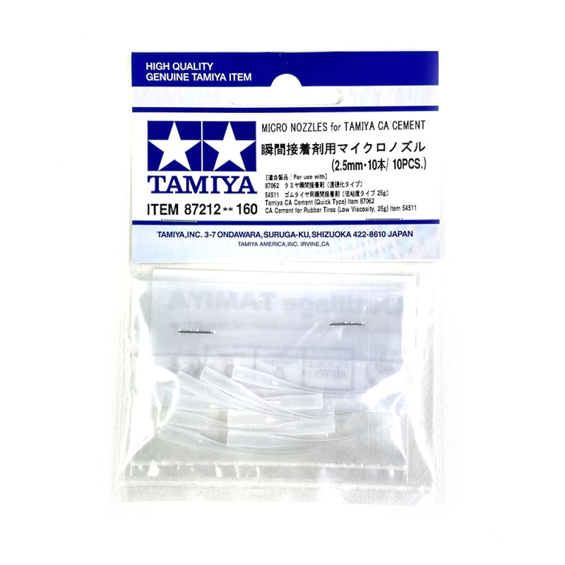 Embouts de précision pour colle (x10) - TAMIYA 87212