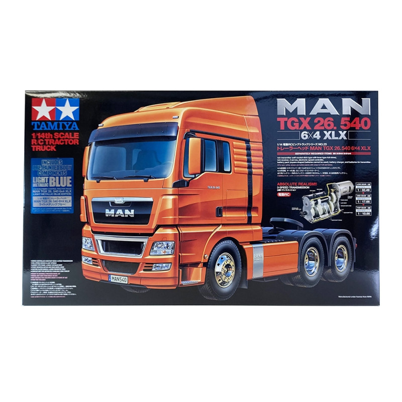 MAN TGX 26.540 6x4 XLX BLUE Edition Kit- TAMIYA 56370 - 1/14