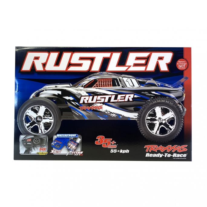 Rustler XL-5 ID 2WD - Traxxas 370544BLUE - 1/10