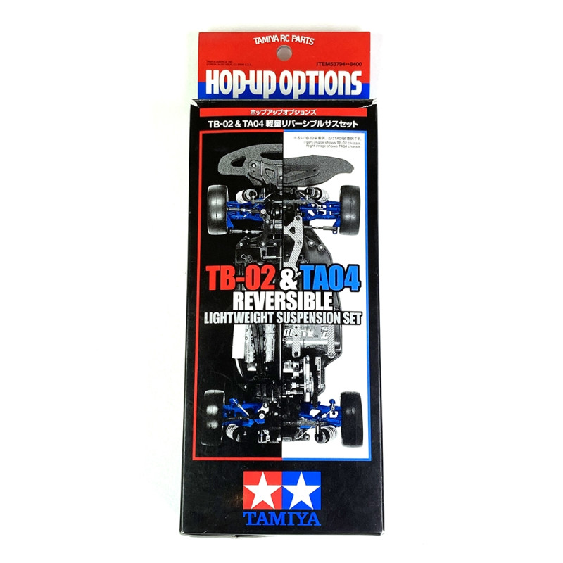 Set de Suspensions allégées réversible TB02/TA04 - TAMIYA 53794 - 1/10