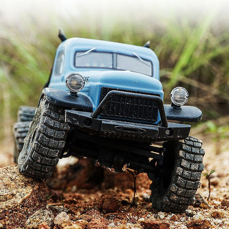 Camion ATLAS 6x6 Crawler - ROC HOBBY ROC002RTR-BLUE - 1/18