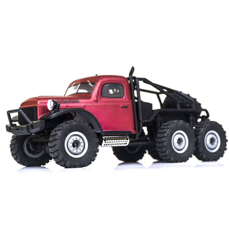 Camion ATLAS 6x6 Crawler - ROC HOBBY ROC002RTR-RED - 1/18