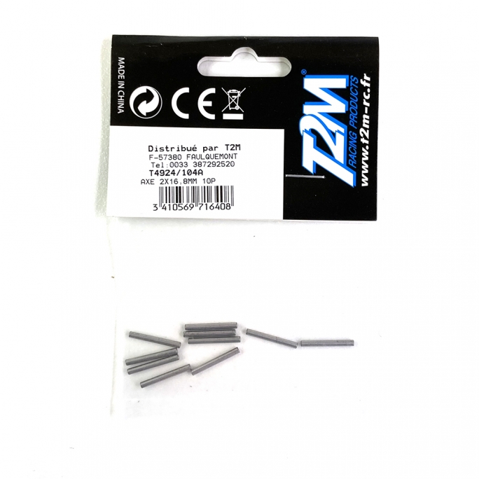 Axes 2 x 16,8mm pour Pirate Furious (x10) - T2M T4924/104A
