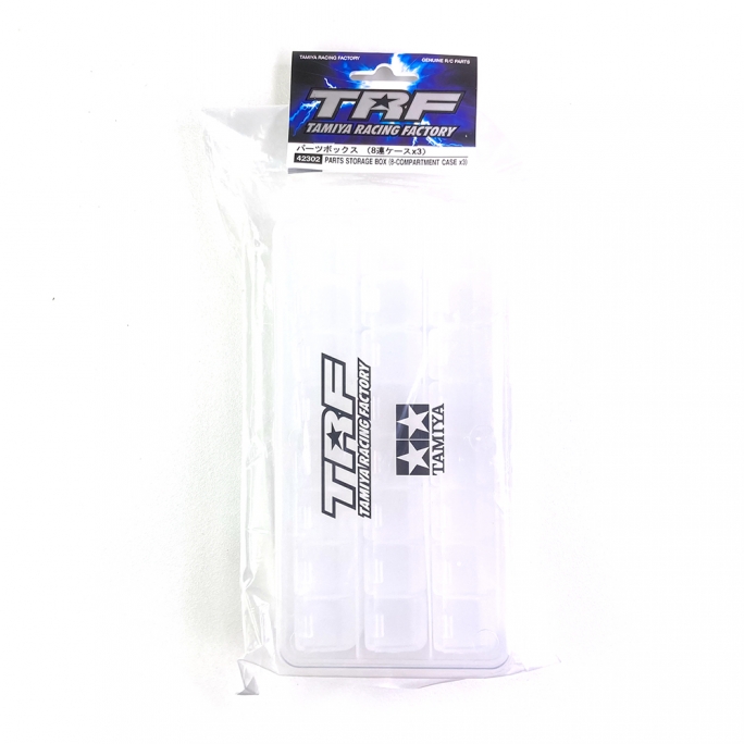 Boîte rangement "TRF", 8 compartiments - TAMIYA 42302