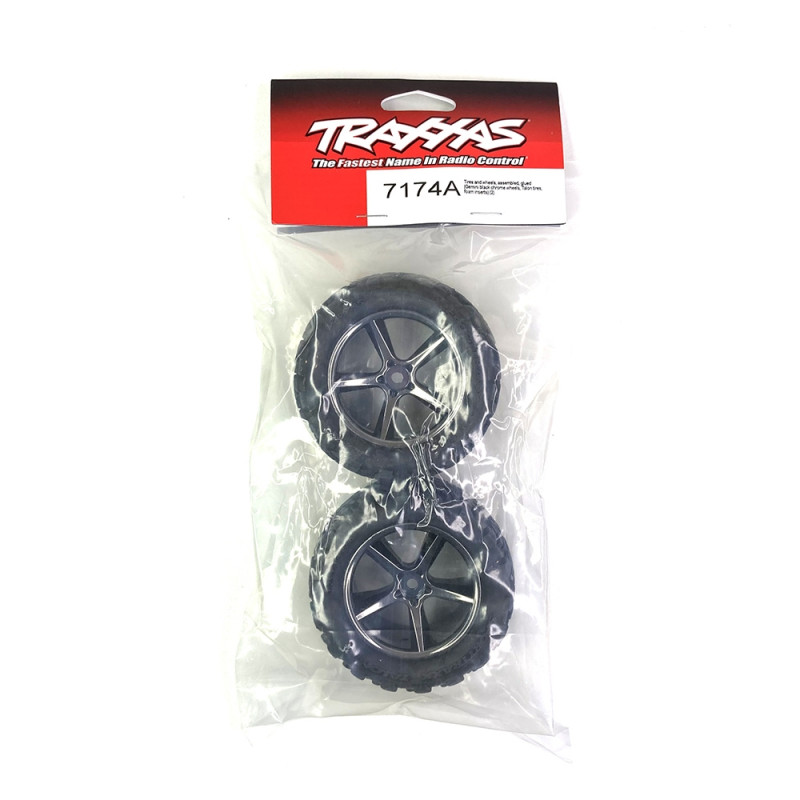 Roues Truggy (x2) - TRAXXAS 7174A - 1/16