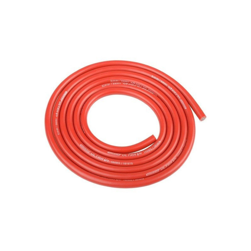 Fil Rouge Ultra V+ Silicone Super Flexible 14AWG 1m - CORALLY  50120