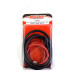 Fil Noir et Rouge Ultra V+ Silicone Super Flexible 10AWG 2x1m - CORALLY  50107