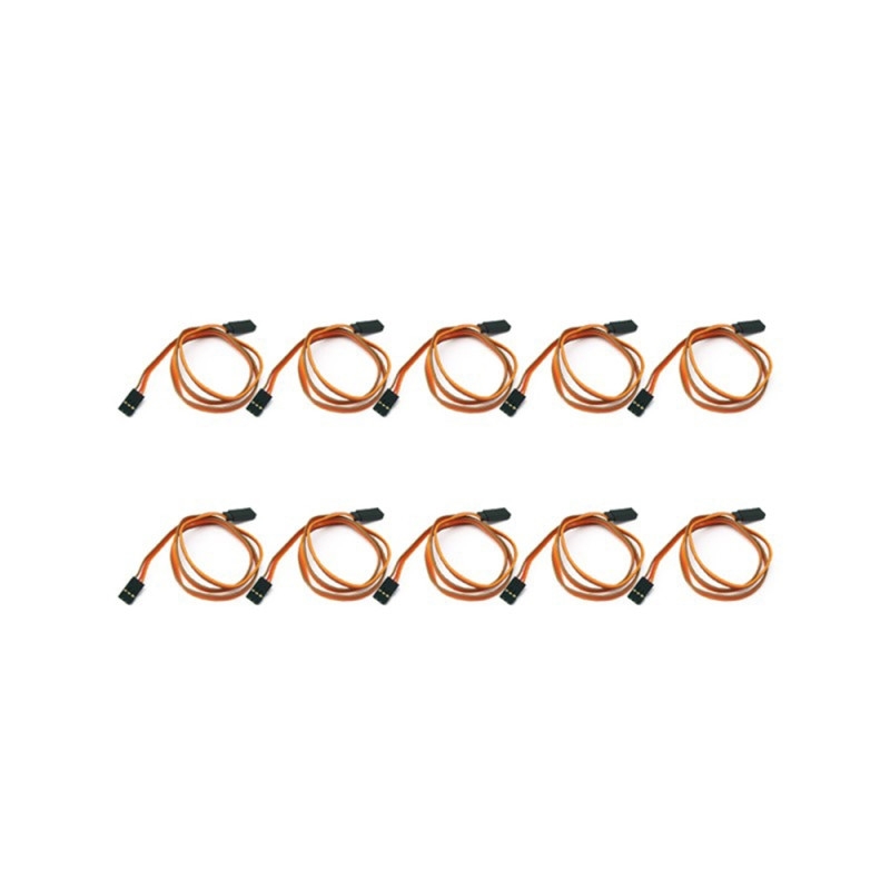 Rallonges 30 cm 22 AWG UNIVERSELLE Futaba (x10) - KONECT KN13050410