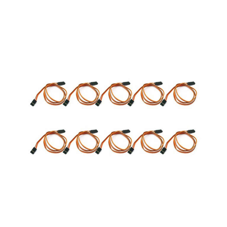 Rallonges 30 cm 22 AWG UNIVERSELLE Futaba (x10) - KONECT KN13050410