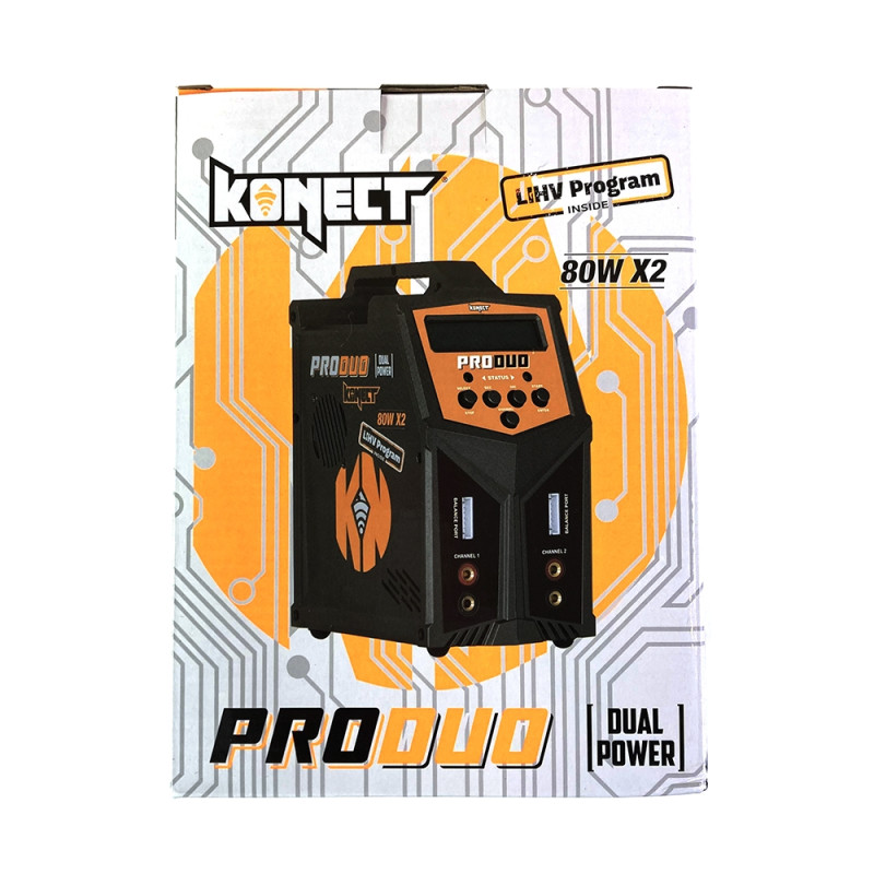 Chargeur ProDuo 2x80W AC/DC - KONECT KNPRODUO80