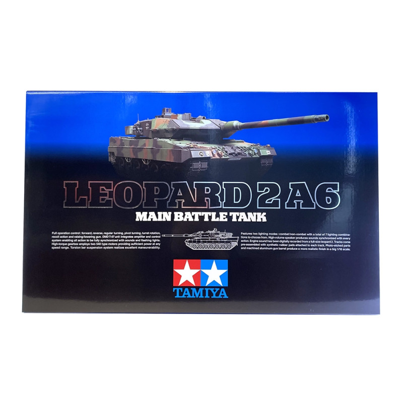 Char / Tank Leopard 2 A6  "Full Option Kit" - TAMIYA 56020 - 1/16