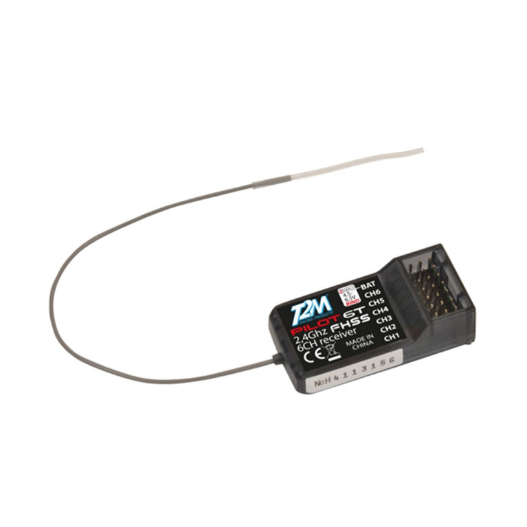 Radiocommande Pilot 6T 2.4GHz - T2M T3425