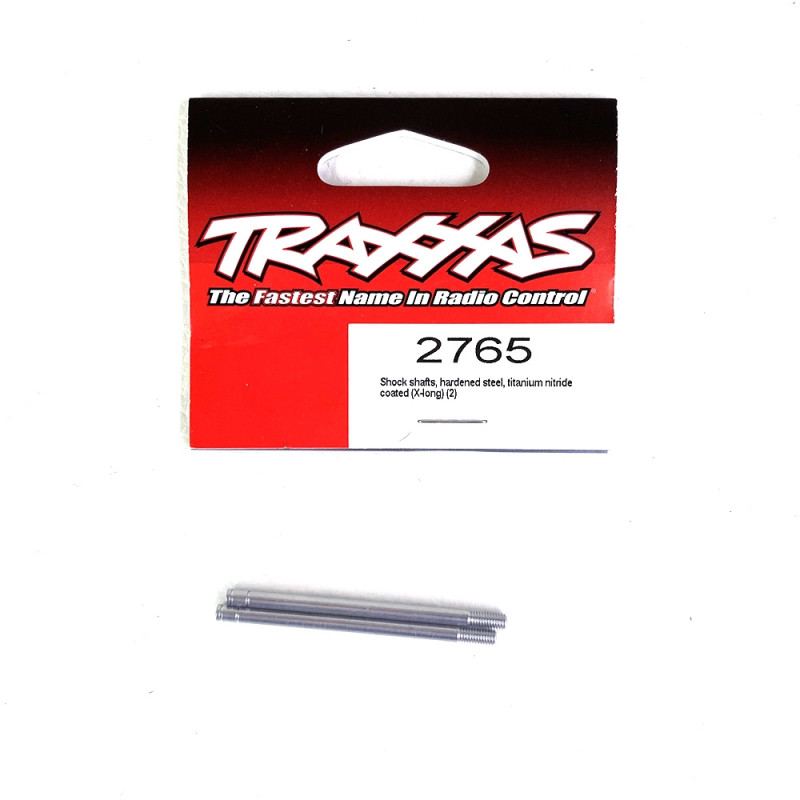 Axes amortisseurs longs, Acier chromé (x2) - TRAXXAS 2765