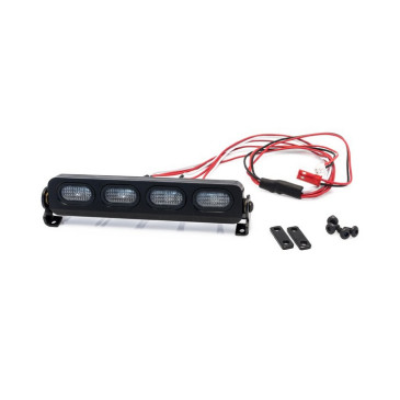 Rampe de 4 projecteurs LED ovales, Aluminium, 107mm - HOBBYTECH SU1801089