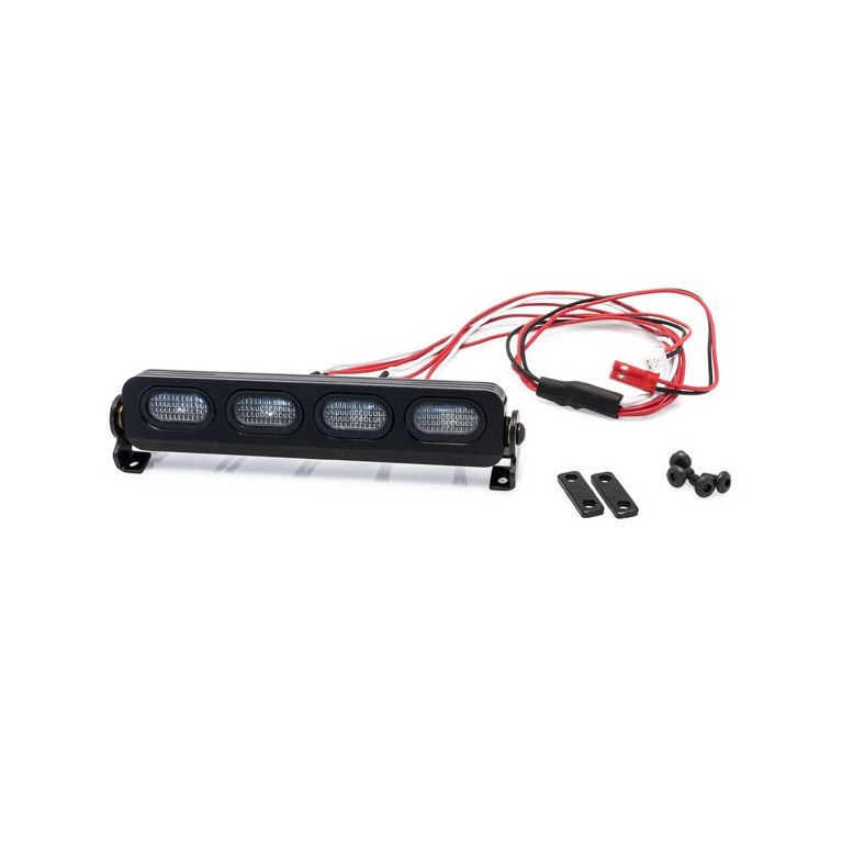 Rampe de 4 projecteurs LED ovales, Aluminium, 107mm - HOBBYTECH SU1801089