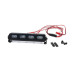 Rampe de 4 projecteurs LED ovales, Aluminium, 107mm - HOBBYTECH SU1801089