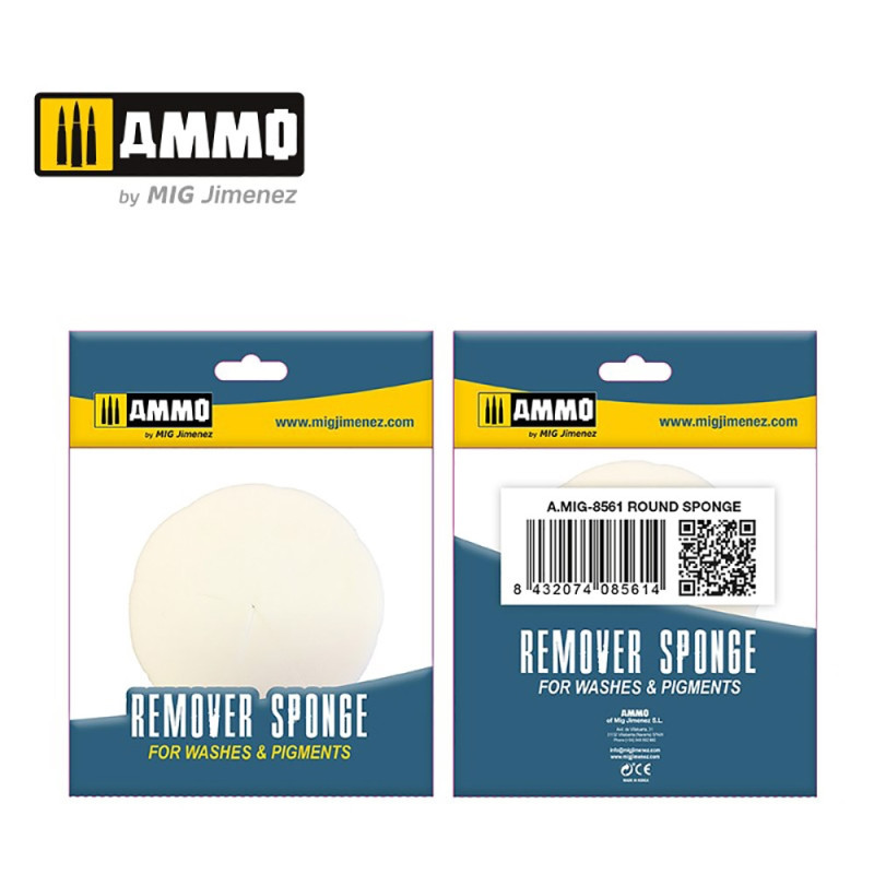 Eponge à pigments et lavis "Ronde" - AMMO 8561 Eponge à pigments et lavis "Ronde" - AMMO 8561