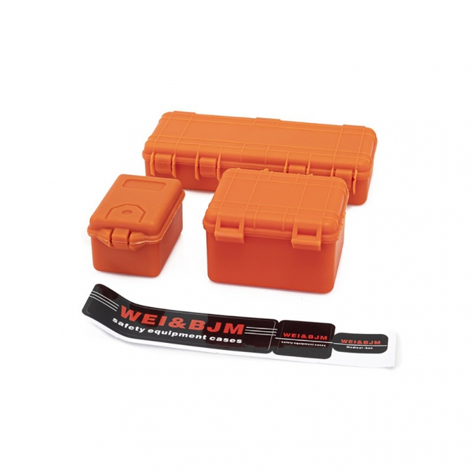 Set de 3 valises de protection orange  - HOBBYTECH HTSU1801148