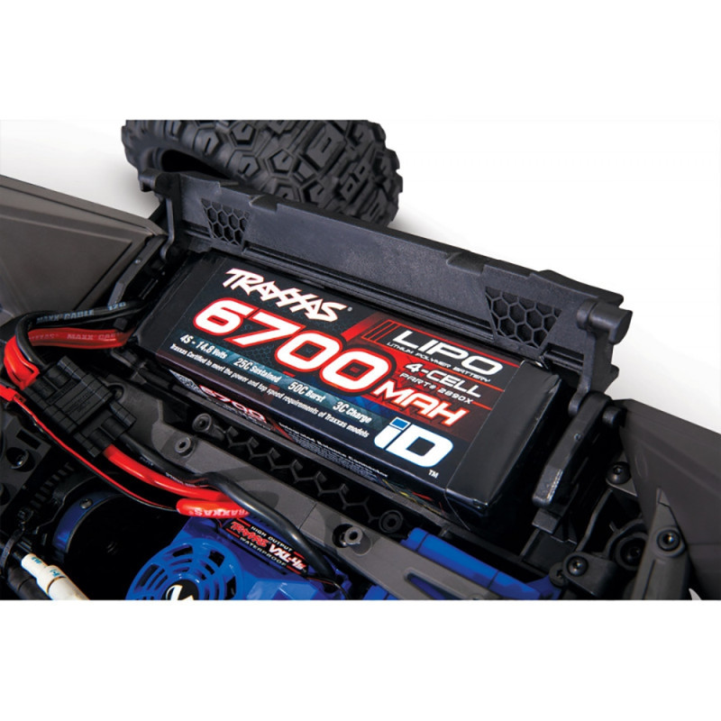 Wide MAXX 4S 4WD Brushless, Rock'N Roll - TRAXXAS 89086-4RNR - 1/10