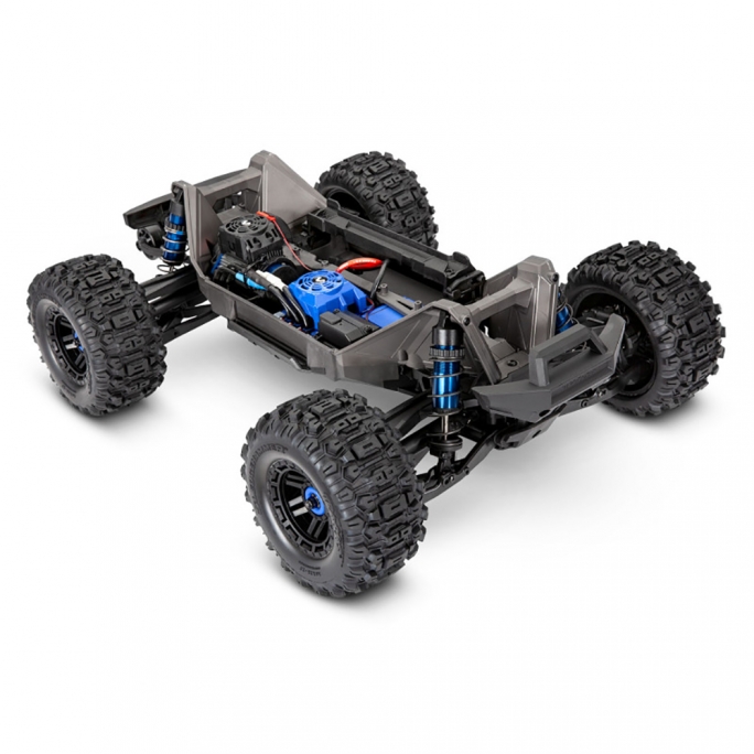 Wide MAXX 4S 4WD Brushless, Rock'N Roll - TRAXXAS 89086-4RNR - 1/10