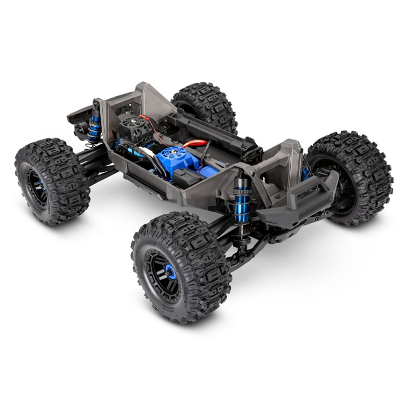 Wide MAXX 4S 4WD Brushless, Bleu - TRAXXAS 89086-4BLUE - 1/10