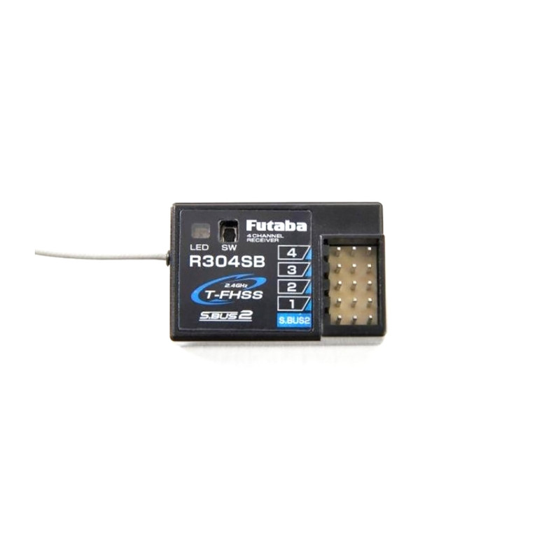Radiocommande 4 voies 4GRS + récepteur R304SB - FUTABA T4GRSR304SB