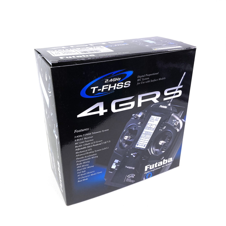 Radiocommande 4 voies 4GRS + récepteur R304SB - FUTABA T4GRSR304SB